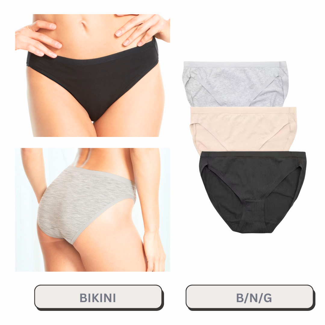 Bikini 3 Pack Solid Colors