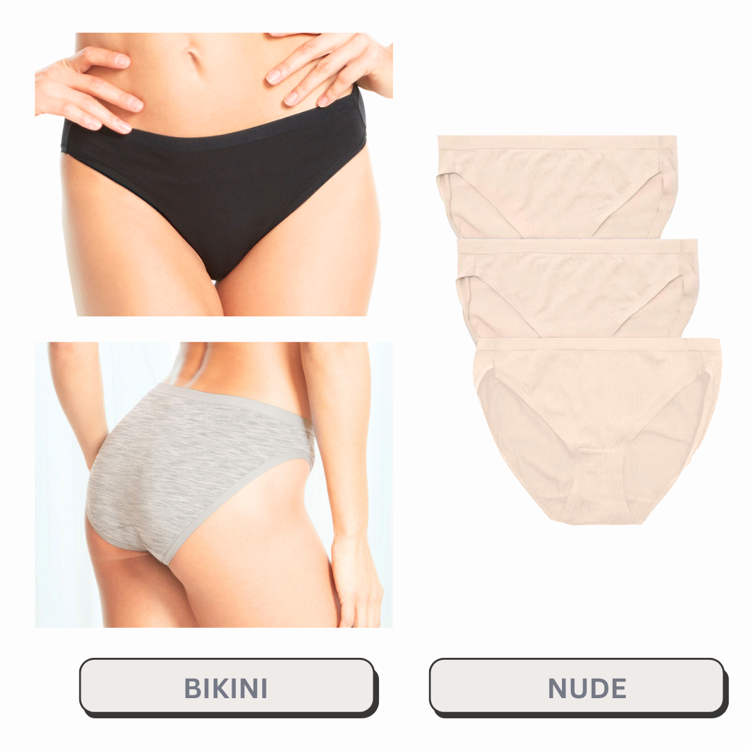 Bikini 3 Pack Solid Colors