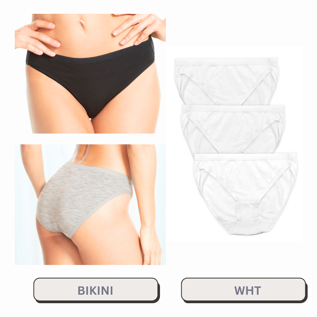 Bikini 3 Pack Solid Colors