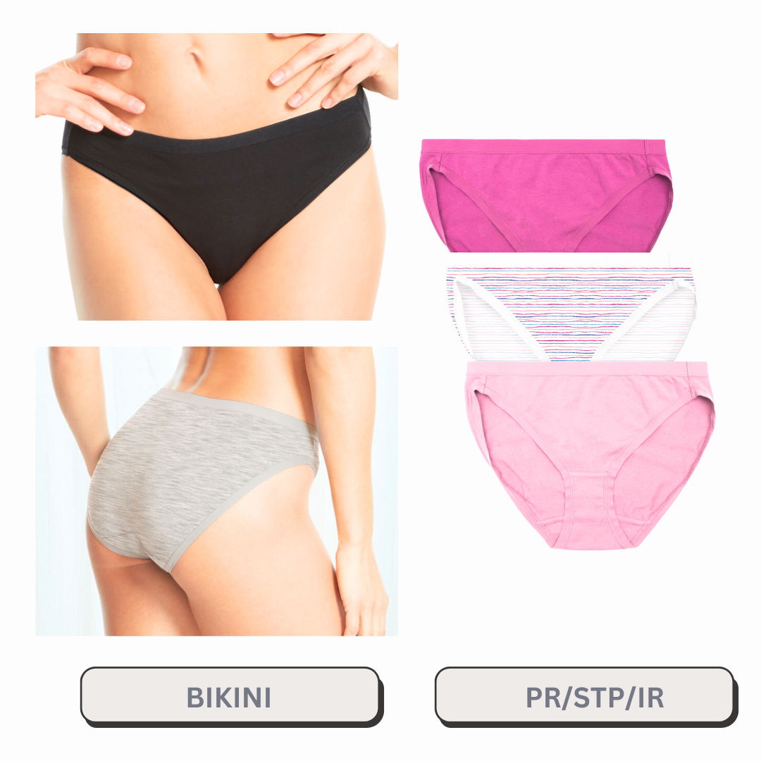 Bikini 3 Pack Fashion Colors