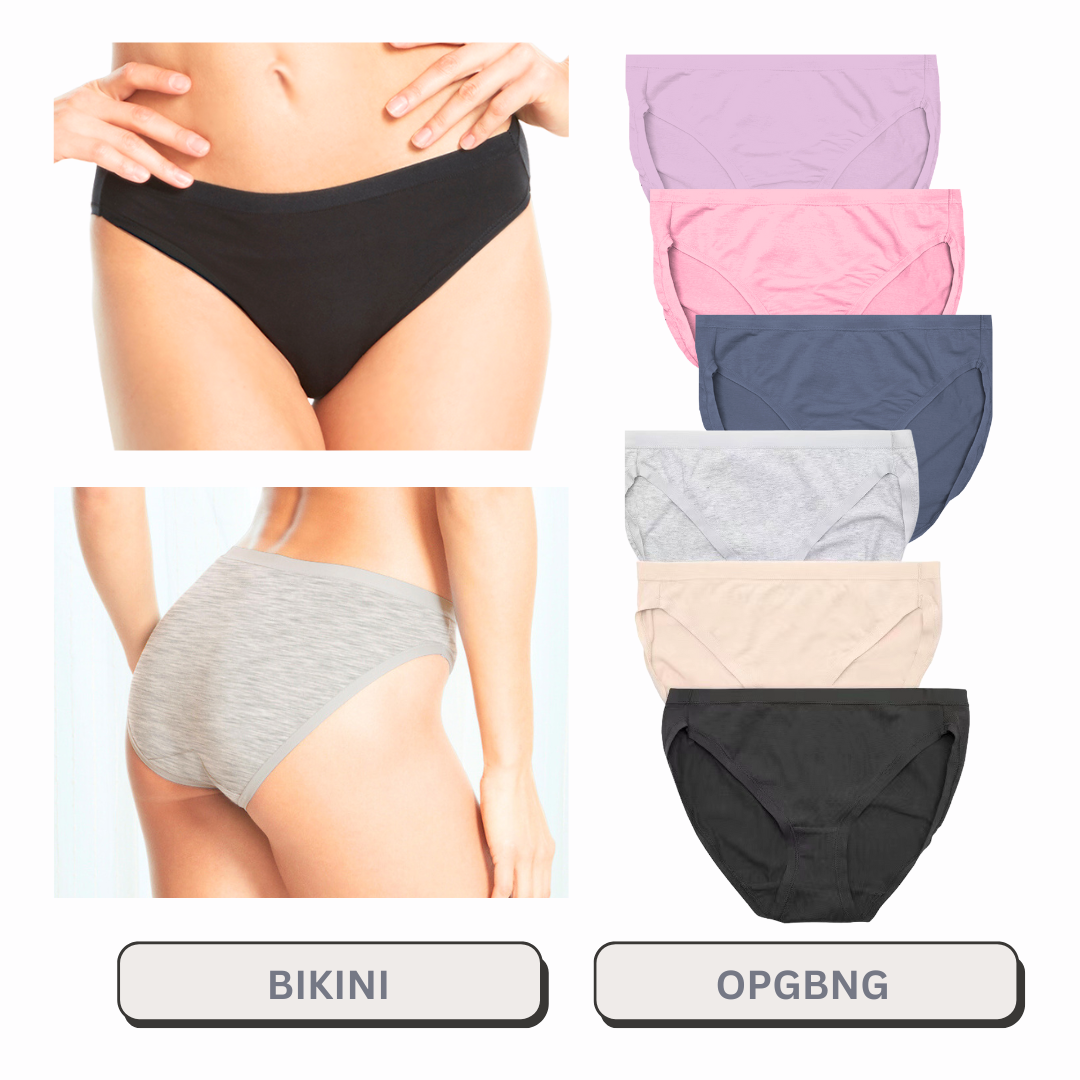 Bikini 6 Pack Solid Colors