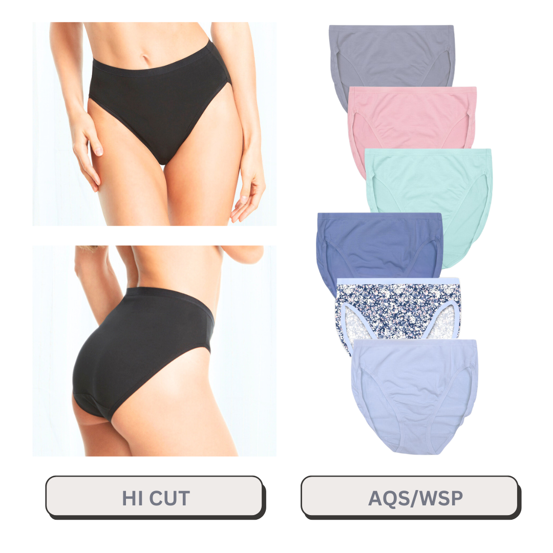 Hi Cut 6 Pack Fashion Colors