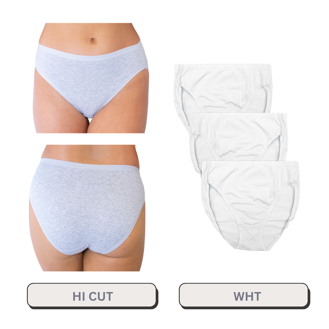 Plus Size Hi Cut 3 Pack
