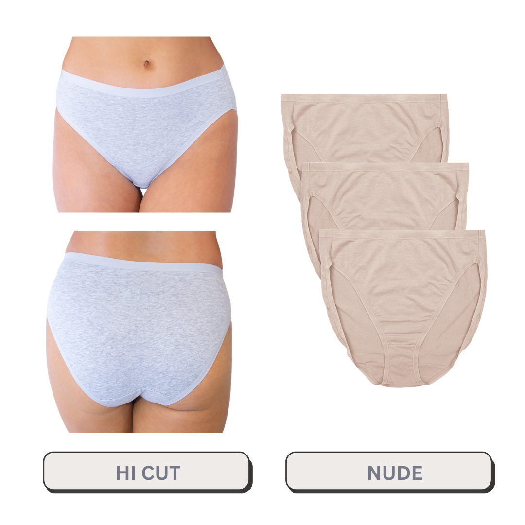 Plus Size Hi Cut 3 Pack