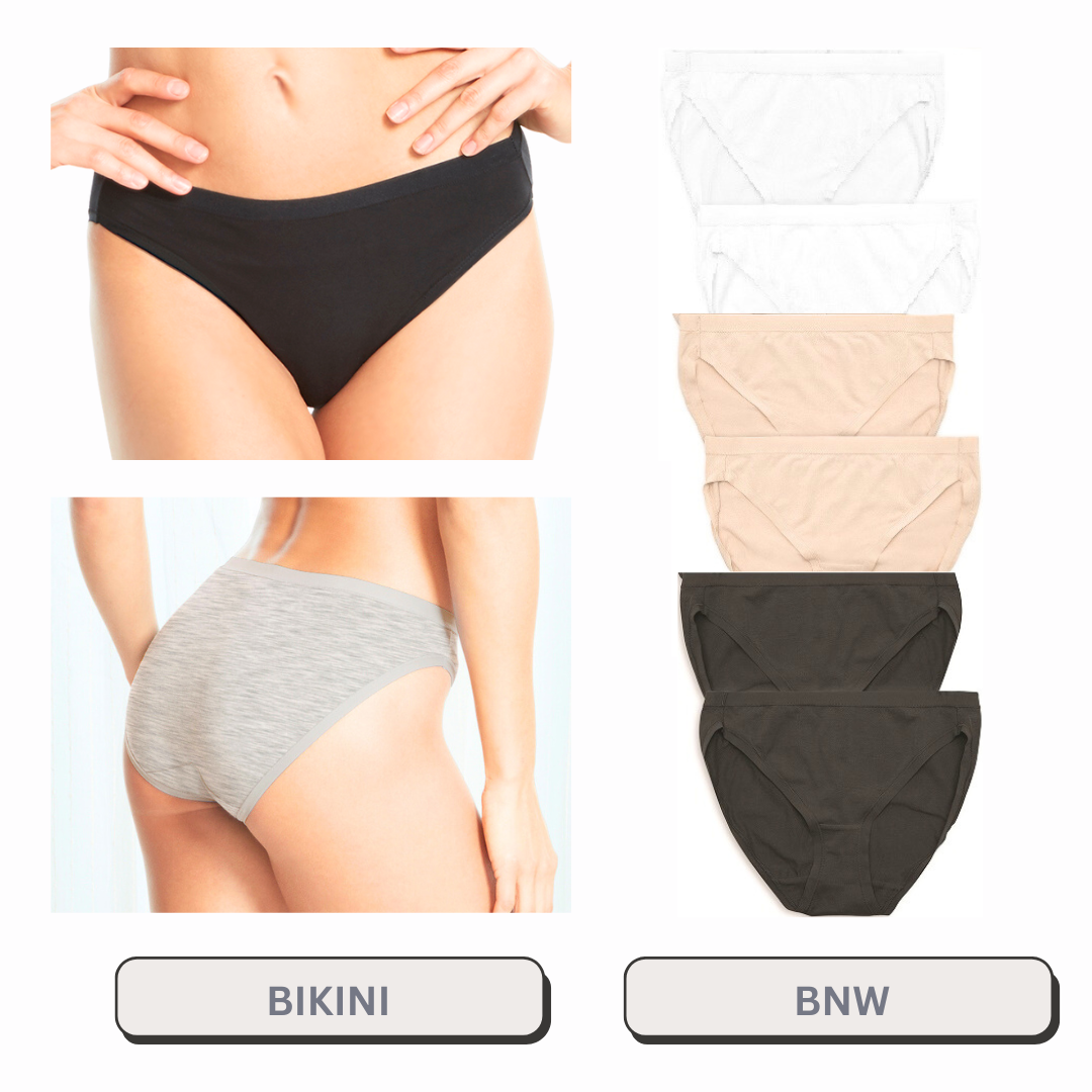 Bikini 6 Pack Solid Colors