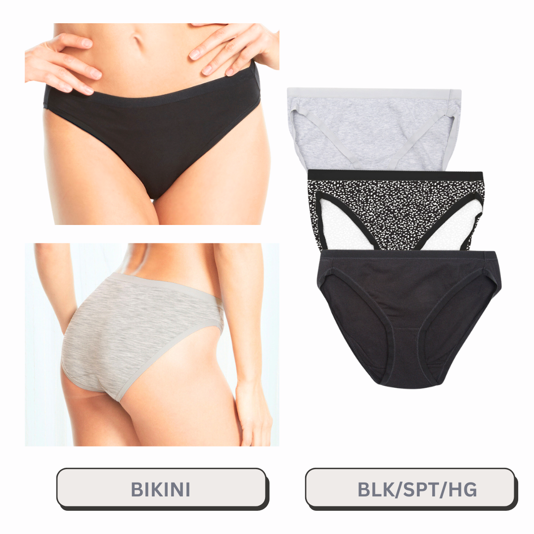 Bikini 3 Pack Solid Colors