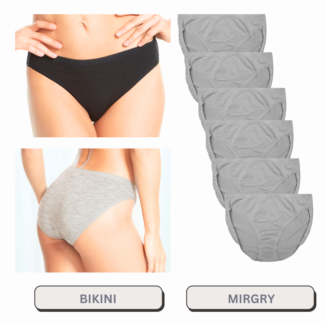 Bikini 6 Pack Solid Colors