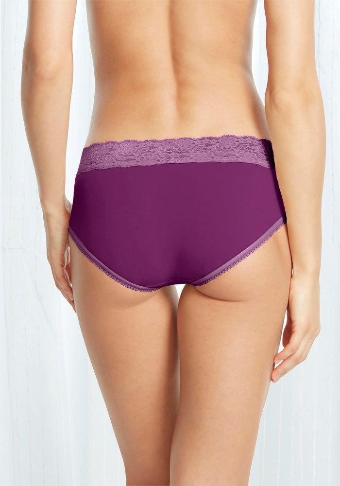 Lace Waist Bikini Solids