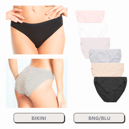 Bikini 6 Pack Solid Colors