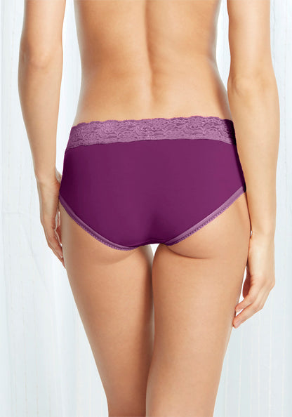 Lace Waist Bikini Solids